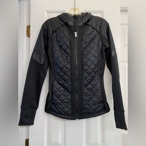 Black womens athleta XXS fitted jacket/coat